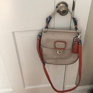 Unique Coach bag.